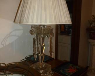 Vintage crystal lamp