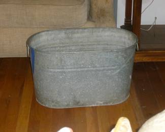 galvanized tub