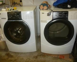 Kenmore front load washer & electric dryer