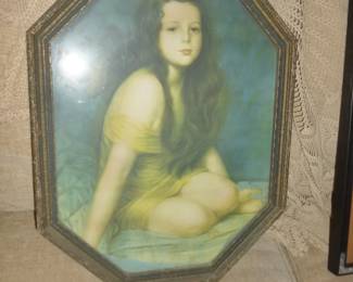 Cool old framed picture