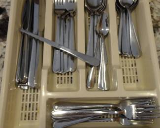 Sabatier Brand Flatware (heavy on the end so it sits well in your hand)