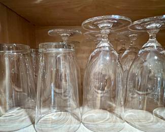 Assorted drinkware