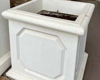 Large wood planter