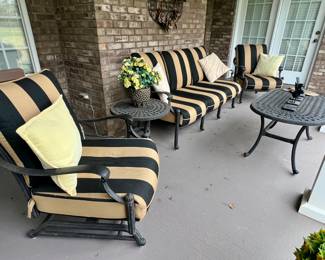 Metal patio furniture