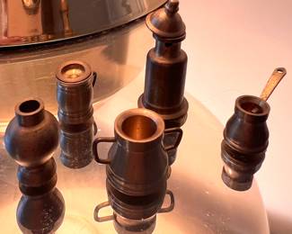 Miniature brass items