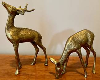 Brass deer