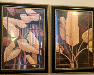 Large framed prints by P. Brent