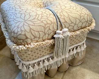 Upholstered vanity stool