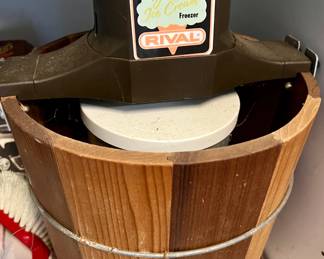 Vintage Rival ice cream maker