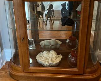 Small curio cabinet