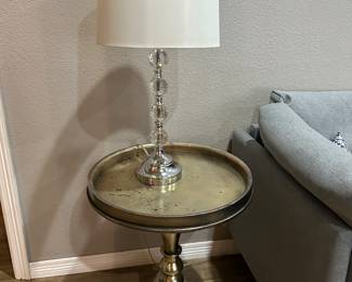 Lamp and end table (two end tables available)!