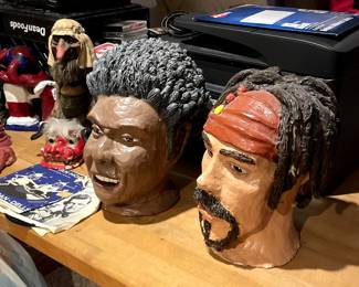 Hand made plaster/ pottery