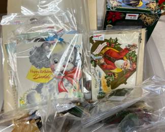 Vintgae ephemera, postcards and greeting cards