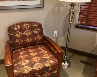 Eight matching armchairs or occasional chairs by Nemschoff, designed by Lawrence Peabody.