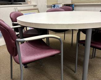 Table by Shoto Corp.; chairs by Fixtures Mfg., a JAMI company.