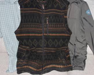 Kuhl, Smartwool and Marmot mens M