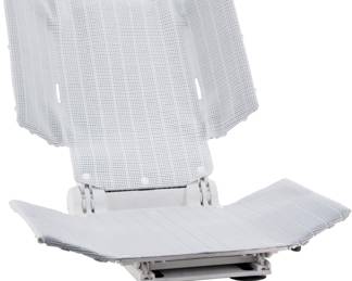 Aquatec SRB Bath Lift, Battery-Powered Bathtub Chair with Reclining Back and Adjustable Side Supports