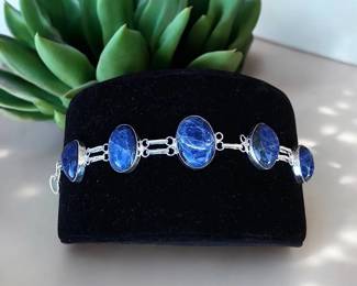 Glitzy Sodalite Toggle Bracelet Tested