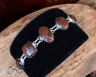 Sleek Mahogany Obsidian Bracelet Tested