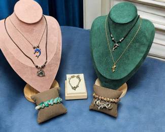 Dolphin Jewelry Lot Necklaces  Bracelets  Anklets 