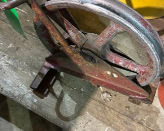 Vintage Barn Steel Rope Wheel