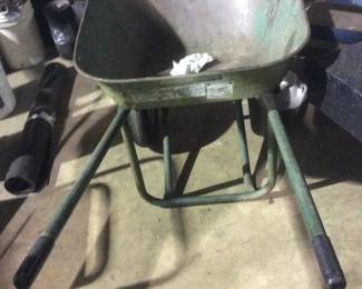 Heavy Duty Large Metal Wheel Barrel 