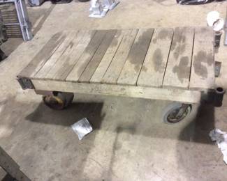 Antique Nutting Four Wheel Truck Dolly, Industrial Cart, Industrial Decor