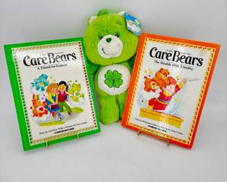 Lot - 17
Vintage 1983 CareBears Books & 2002 20th Anniversary Good Luck Bear