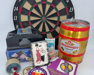 Lot - 16
Retro Bar Decor - Vintage Naughty Ashtray, 1960s Hennsinger Pony Keg