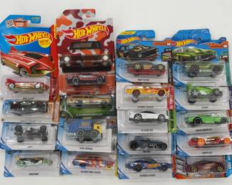 Lot - 36
(17) NIB Modern Hot Wheels Cars + (1) Matchbox