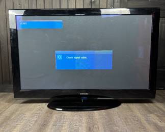 Lot - 20
50" Samsung Plasma TV (Tested, Works)
