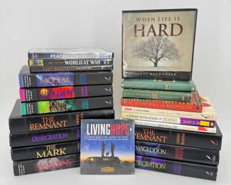 Lot - 38
Left Behind Book Collection + Christian Books & Media