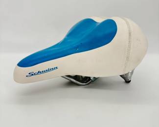 Lot - 2
Retro Blue & White Schwinn Cruiser Bike Seat