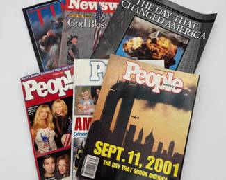 Lot - 34
Historical Paper Ephemera - 9/11 Time, People, Newsweek