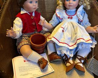 Danbury Mint Jack and Jill Dolls...so as a pair.