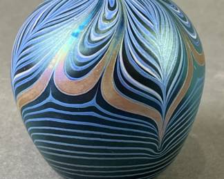 Lot 96 | Vandermark Pulled Feather Paperweight 1977
