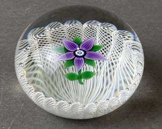 Lot 107 | Signed & Numbered Selkirk Glass Paperweight
