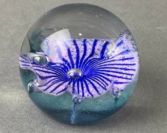 Lot 114 | Caithness Scotland Petunias Paperweight
