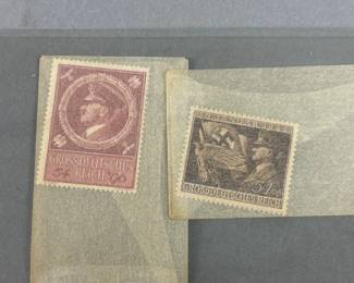 Lot 244 | Third Reich Hitler Stamps
