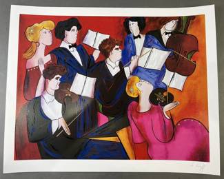 Lot 48 | Seriolithograph Signed by Linda Le Kniff & COA
