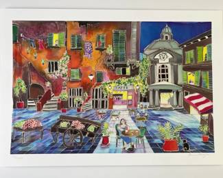 Lot 67 | Signed & Numbered Print "Cafe Roma" by Pergola
