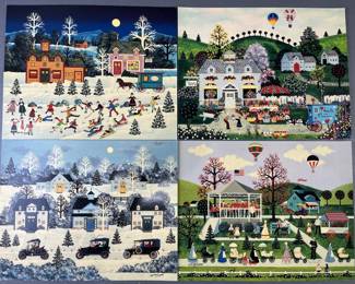 Lot 58 | 4 Prints By Jane Wooster Scott Signed With COA
