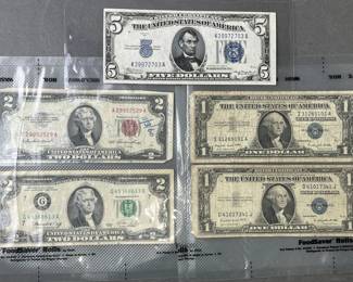 Lot 165 | 1934, 1935, 1953, 1957 & 1976 Silver Certificates
