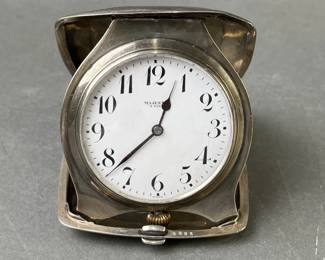 Lot 176 | Majestic 8 Day Clock In Sterling Silver Case
