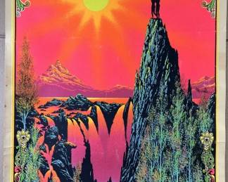 Lot 94 | Vintage Black Light Posters Hair, Garden of Eden

