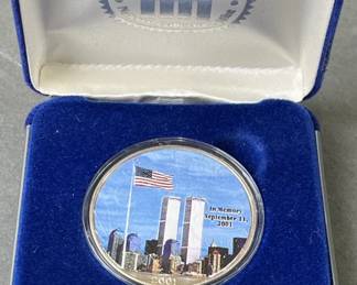 Lot 162 | Silver Walking Liberty 9/11 Memorial Coin

