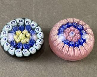 Lot 119 | 2 Small Perthshire Millefiori Paperweights

