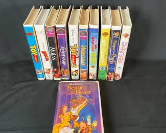 Disney VHS Collection Featuring Black Diamond Beauty and the Beast 