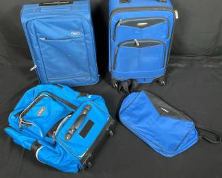 4Piece Luggage Set with Rolling Duffel and Backpack 