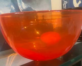 Signed artist. Murano glass artisan?